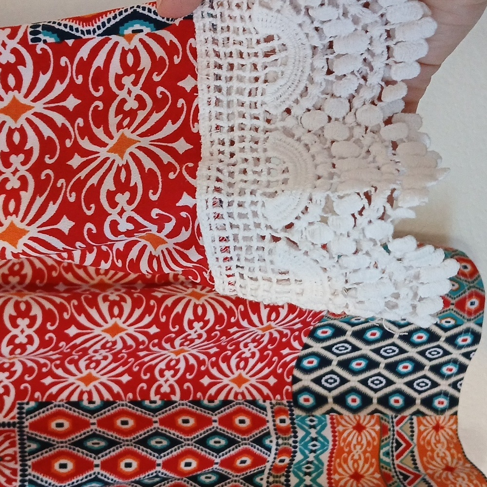 Roper Patchwork Crochet Lace Blouse - image 4